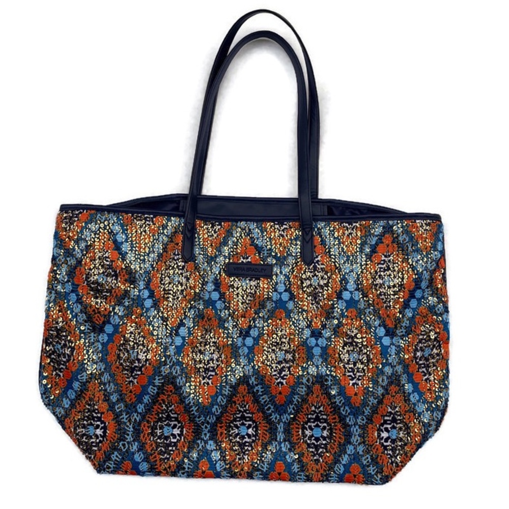 Vera Bradley Summer Sparkle Marrakesh Beads Tote Bag